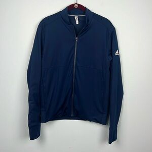 Adidas small men’s full zip cold rdy navy athleisure jacket